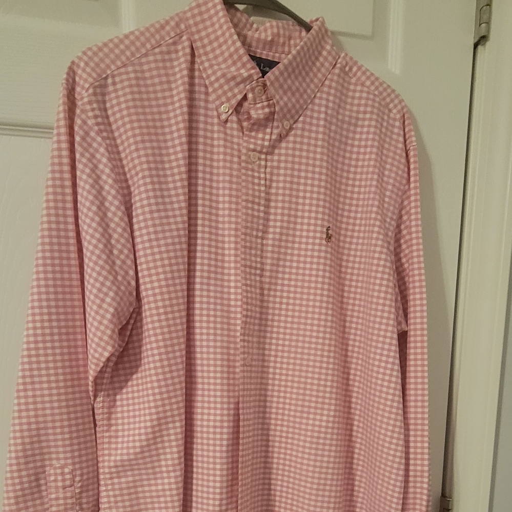 Mens Ralph Lauren long sleeve button down-XL